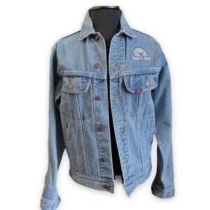 Lee Vintage Denim Jean Jacket with Mt. St. Helens Patch Women’s Small